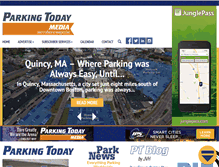Tablet Screenshot of parkingtoday.com